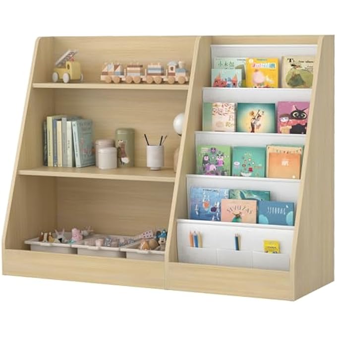 rayihni KIDS BOOKSHELF(WOOD COLOR) - Image 2